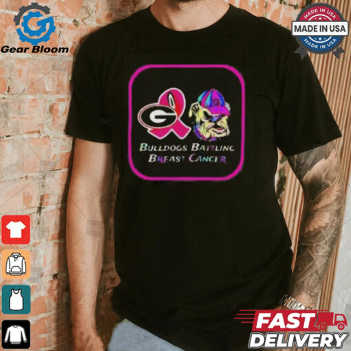 Trending Ncaa Georgia Bulldogs Battling Breast Cancer T Shirt