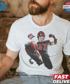 Trey White San Diego State Aztecs Portrait t shirt