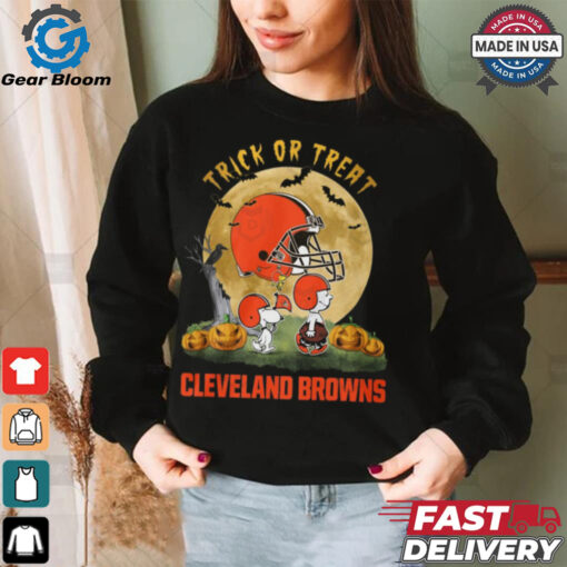 Trick Or Treat Cleveland Browns Unisex T Shirt