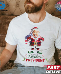 Trump Santa’s favorite President shirt