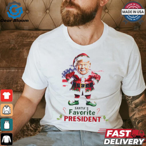 Trump Santa’s favorite President shirt