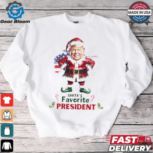 Trump Santa’s favorite President shirt