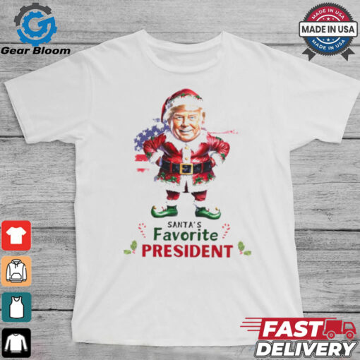 Trump Santa’s favorite President shirt