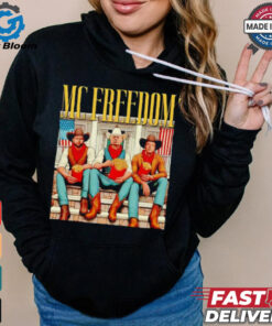 Trump Vance Elon Mc freedom McDonald’s shirt