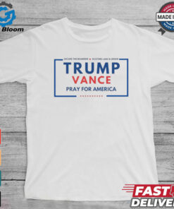 Trump Vance Secure The Boarder Restore Law & Order T Shirt