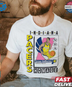 Tyrese Haliburton Indiana Pacers basketball skybox by Homage vintage shirt