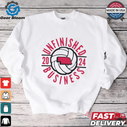 Unfinished Business Nebraska Volleyball 2024 Shirt