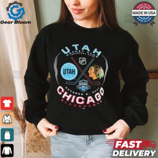 Utah Hockey Club Inaugural Game Chicago Blackhawks 2024 NHL shirt