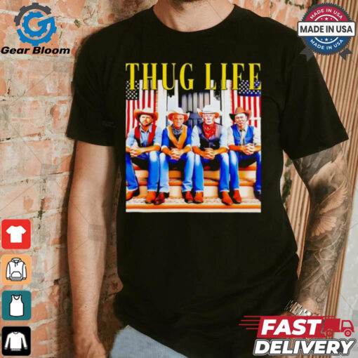 Vance Kennedy Trump Musk 2024 thug life cowboy shirt