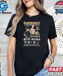 Vanderbilt Commodores Beat Alabama Crimson Tide 2024 Go Dores T shirt