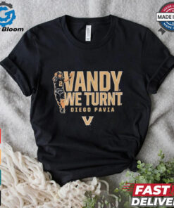 Vanderbilt Commodores Football Diego Pavia Vandy We Turnt T shirts