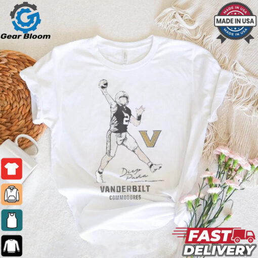 Vanderbilt Football Diego Pavia Superstar Pose T Shirt