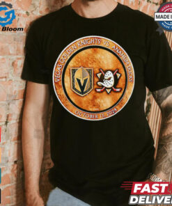 Vegas Golden Knights vs Anaheim Ducks October 13 2024 match up shirt