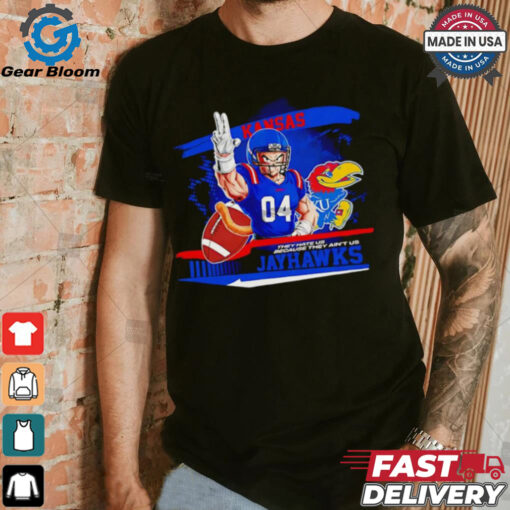 Vegeta X NCAA Kansas Jayhawks they hate us because ain’t us 2024 shirt