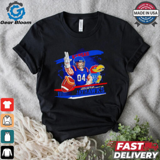 Vegeta X NCAA Kansas Jayhawks they hate us because ain’t us 2024 shirt