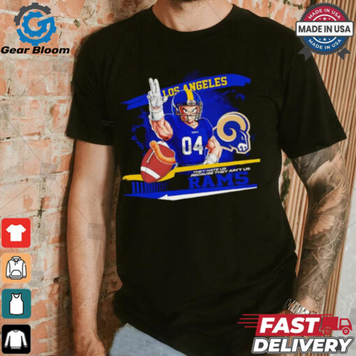 Vegeta X NCAA Los Angeles Rams they hate us because ain’t us 2024 shirt