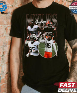 Vintage 90s Graphic Style Myles Garrett Tshirt