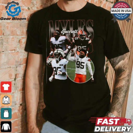 Vintage 90s Graphic Style Myles Garrett Tshirt