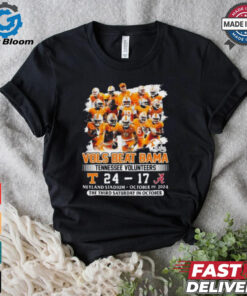 Vols Beat Bama Tennessee Volunteers 24 17 Alabama Crimson Tide The Third Saturday In October Shirt