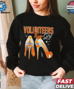 Volunteers girls high heels butterfly shirt