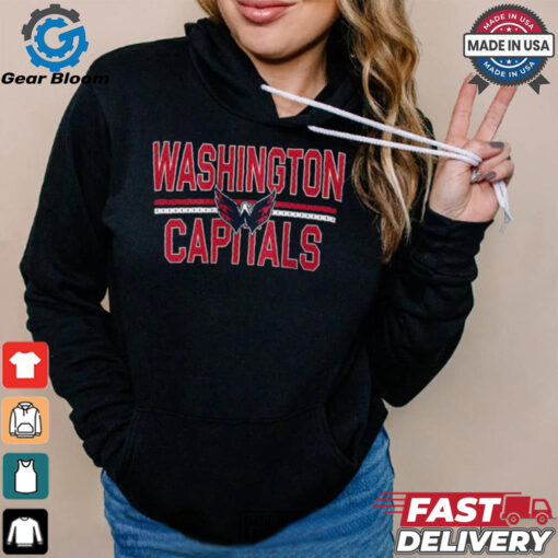 Washington Capitals Starter Mesh Look Team Name Logo Pullover shirt