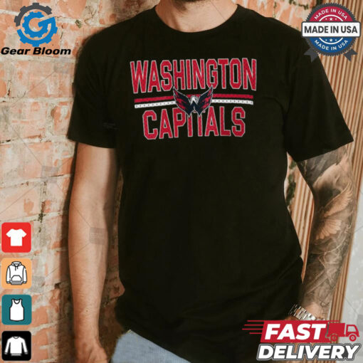 Washington Capitals Starter Mesh Look Team Name Logo Pullover shirt