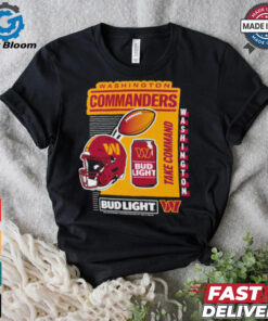 Washington Commanders Bud Light take Command shirt