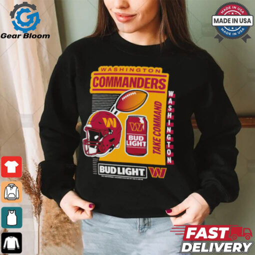 Washington Commanders Bud Light take Command shirt