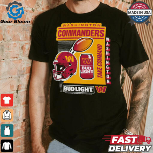 Washington Commanders Bud Light take Command shirt