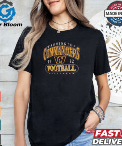 Washington Commanders Fanatics Heather Burgundy Official Retro Tri Blend T Shirt