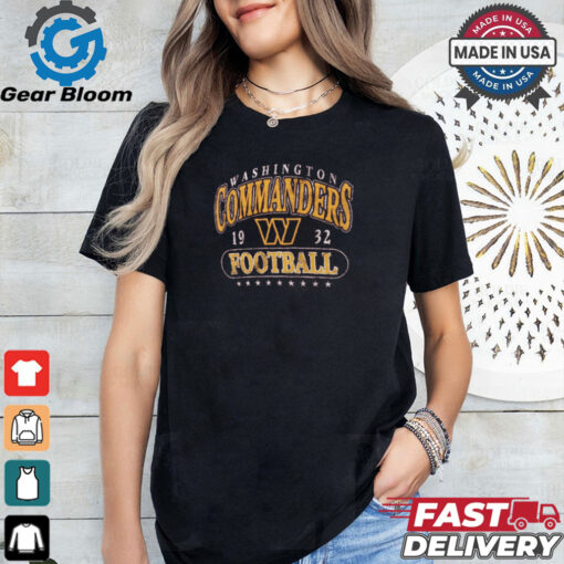 Washington Commanders Fanatics Heather Burgundy Official Retro Tri Blend T Shirt