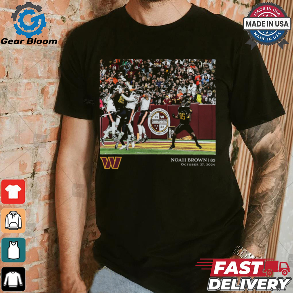 Washington Commanders Noah Brown NFL Flash Features Week 8 T Shirt Washington Commanders Noah Brown NFL Flash Features Week 8 T Shirt