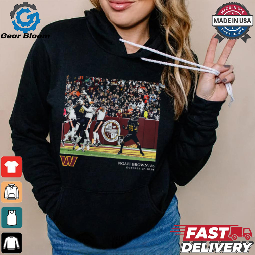 Washington Commanders Noah Brown NFL Flash Features Week 8 T Shirt Washington Commanders Noah Brown NFL Flash Features Week 8 T Shirt
