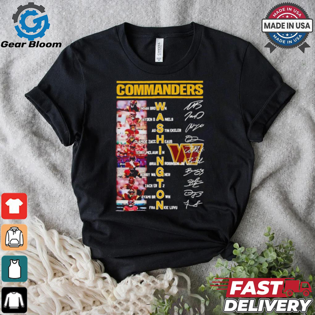 Washington Commanders football names of legends signatures shirt Washington Commanders football names of legends signatures shirt
