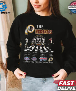 Washington Redskins 92th Anniversary Thank You For The Memories Signatures Shirt