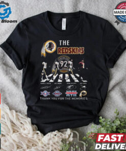 Washington Redskins 92th Anniversary Thank You For The Memories Signatures Shirt