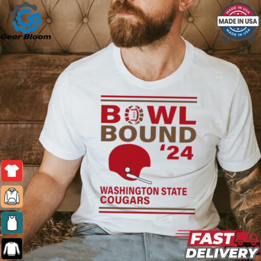 Washington State Cougars 2024 Bowl Bound Helmet Shirt