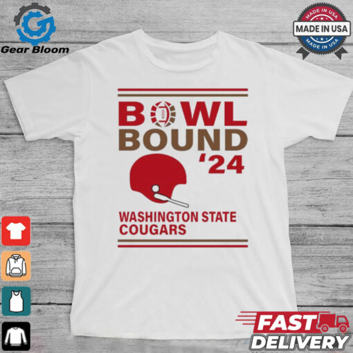 Washington State Cougars 2024 Bowl Bound Helmet Shirt