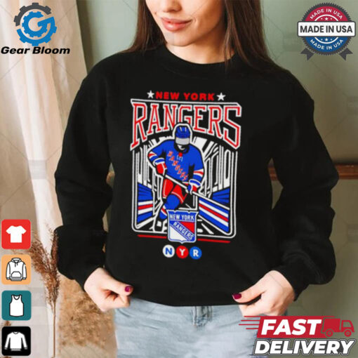 We bleed blue Rangers New York Rangers hockey shirt