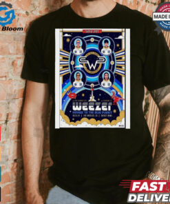 Weezer Voyage To The Blue Planet Oct 11 2024 Los Angeles, CA Poster Shirt