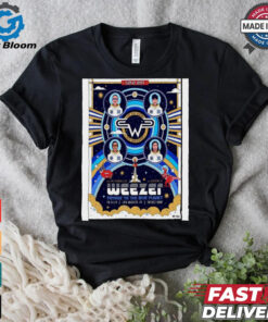 Weezer Voyage To The Blue Planet Oct 11 2024 Los Angeles, CA Poster Shirt