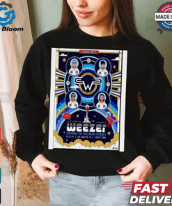 Weezer Voyage To The Blue Planet Oct 11 2024 Los Angeles, CA Poster Shirt