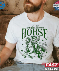 Western jingle horse rodeo howdy Santa Christmas shirt