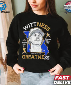 Wittness Greatness Bobby Witt Jr. Kansas City Royals baseball Map shirt