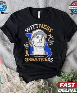 Wittness Greatness Bobby Witt Jr. Kansas City Royals baseball Map shirt