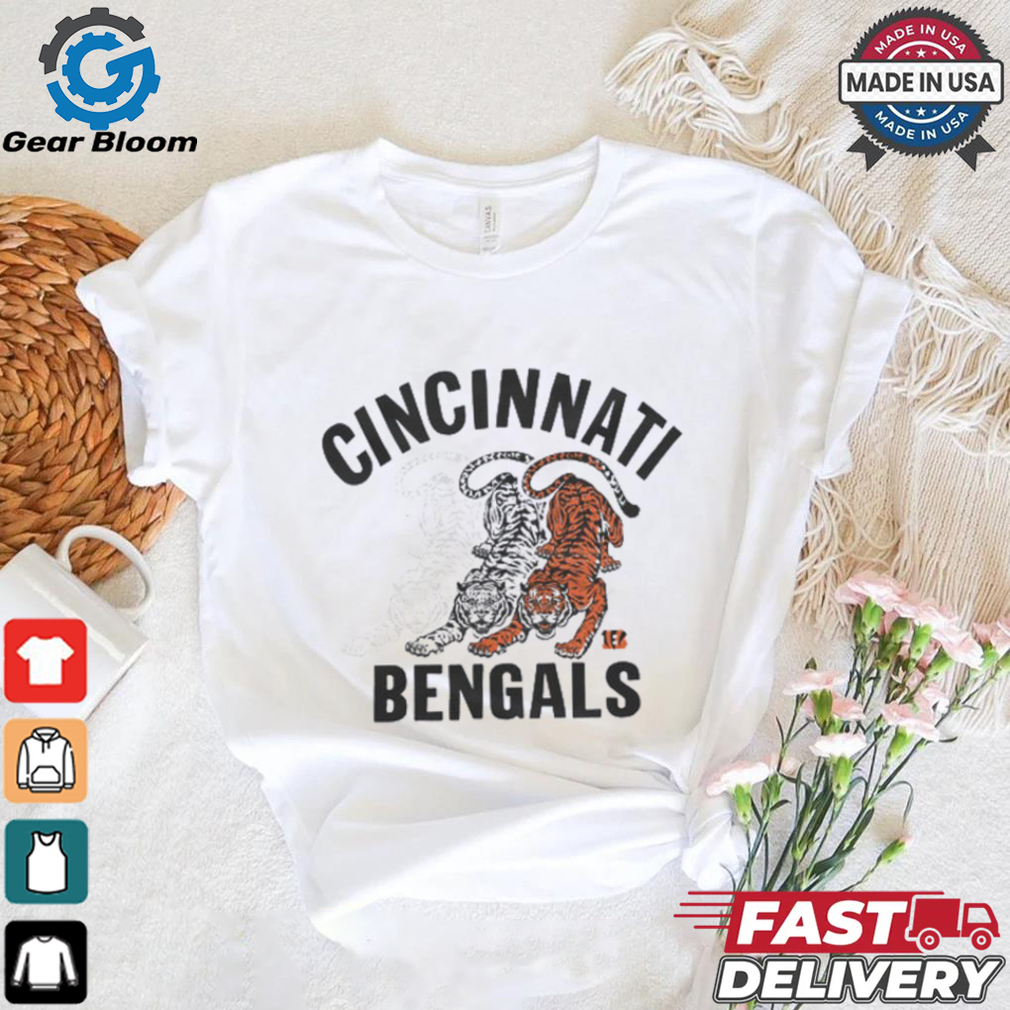 Women_s Cincinnati Bengals Gradient Tiger shirt Women_s Cincinnati Bengals Gradient Tiger shirt