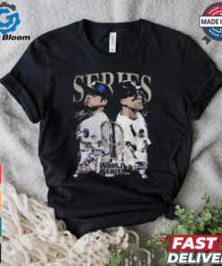World Series Shohei Ohtani Los Angeles Dodgers Vs Aaron Judge New York Yankees MLB Baseball 2024 Signatures Vintage T shirt