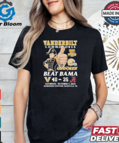 Vanderbilt Commodores Go Dores 40 35 Beat Bama shirt0