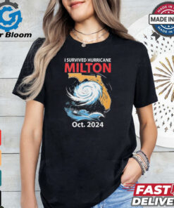 Official United State I Survived Hurricane Milton Oct 2024 Graphic t shirt0