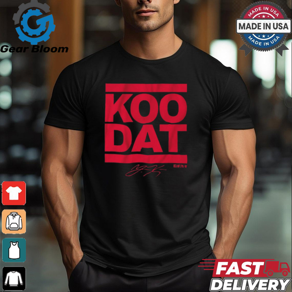 Younghoe Koo Koo Dat Atlanta Falcons Signature t shirt Younghoe Koo Koo Dat Atlanta Falcons Signature t shirt